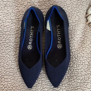 Rothy's The Point Women's Navy and Blue Flats